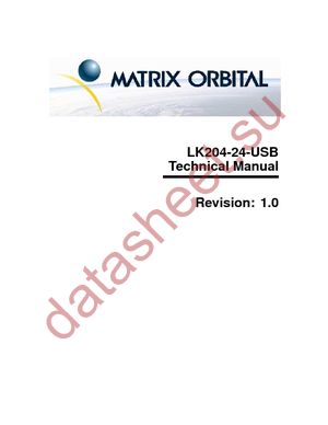 LK204-24-USB-FW datasheet  